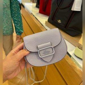 COACH Morgan Card Case On A Chain Mini Crossbody Bag